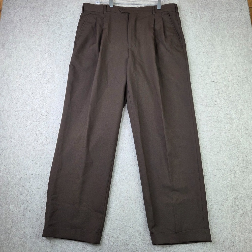 Bocaccio Uomo Pleated Dress Pants Mens Size 36x30 Trousers Cuffed